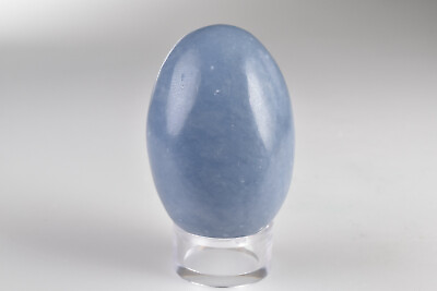 #ad Polished Angelite Egg from Peru 5.4 cm # 17571 $16.16