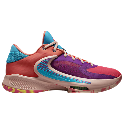 #ad Nike Zoom Freak 4 Blue Purple Pink Multi DQ3824 500 Size 8 13 New $64.88