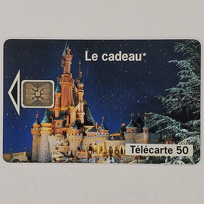 #ad Disneyland Paris Phone Card Sleeping Beauty Castle Disney France Telecom 1993 $7.00