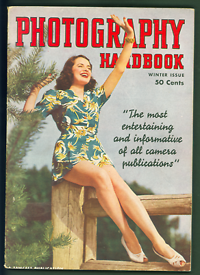 #ad Vintage 1939 Photography Handbook #4 FINE Pinup Photo Cover $25.00