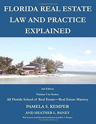 #ad Florida Real Estate Law and Practice Explained All Florida School of Rea GOOD $16.96