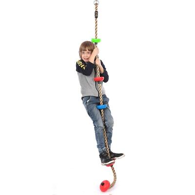 #ad Jungle Gym Climbing Rope with Platforms and Disc Swing Seat Fitness Swing Set $50.99