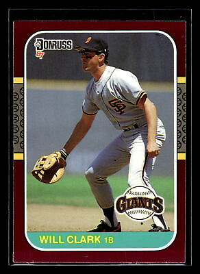 #ad 1987 Donruss Opening Day #96 Will Clark Rookie San Francisco Giants RC Mint QTY $1.99