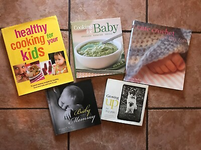 #ad healthy cooking kids baby food crochet for babys baby mummy book lot of 5 $29.00
