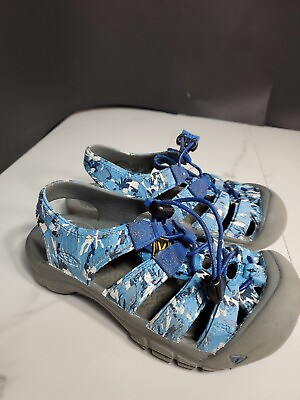 #ad Keen Children Blue Draw String Slip on Sandal Size 11 $14.40