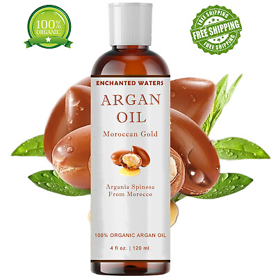 #ad Moroccan Argan Oil 100% Pure Virgin Unrefined from Morocco Hair Nails Skin Face $12.98
