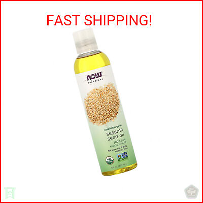#ad NOW Solutions Organic Sesame Seed Oil 100% Pure Moisturizing Oil for Skin and $20.30