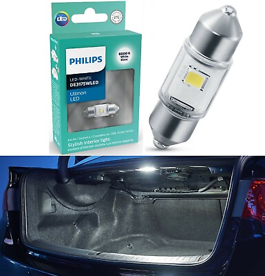 #ad Philips Ultinon LED Light DE3175 White 6000K One Bulb Trunk Cargo Replace Lamp $12.35