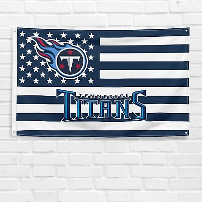 #ad For Tennessee Titans Football Fans 3x5 ft American Flag NFL Gift Banner $12.87