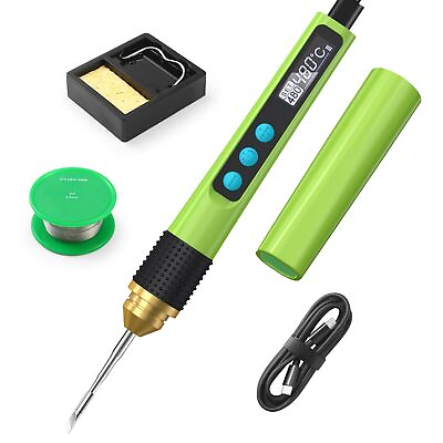 #ad Soldering Iron KitSmart OLED Soldering Pen KitMini Portable Solder Iron wit... $29.34