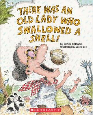 #ad There Was an Old Lady Who Swallowed a Shell Paperback GOOD $3.71