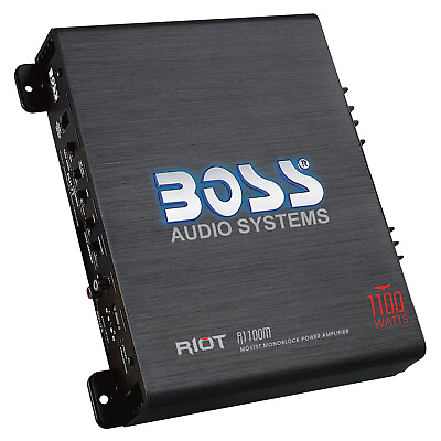 #ad BOSS Audio Systems R1100M Car Audio Amplifier Certified Refurbished $45.35