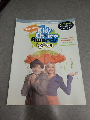 #ad #ad Nickelodeon Kids Choice Awards 2004 Official Viewers Guide $14.99