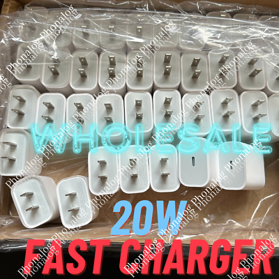 #ad Lot 20W USB C Type C Fast Charger Power Adapter Block For iPhone 15 14 13 12 11 $43.45