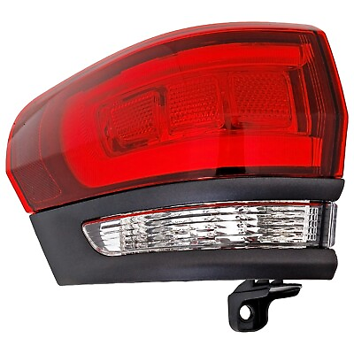 #ad Tail Light For 2014 2021 Jeep Grand Cherokee Driver Side Outer Halogen Assembly $131.63