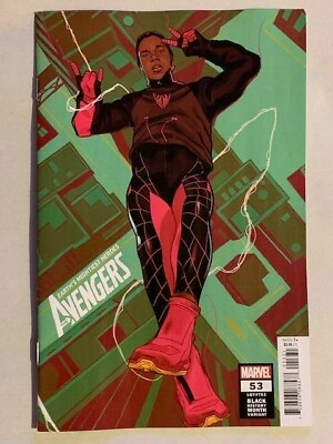 #ad AVENGERS #53 2022 SWAY VARIANT COVER Miles Morales 1st Appearance RED PANTHER $39.95