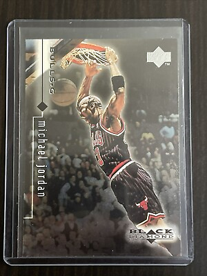 #ad 1999 UD Card Black Diamond Michael Jordan #11 mint from pack $14.35