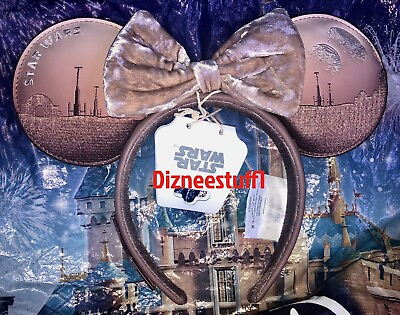 #ad 2024 Disney Parks Star Wars Sands Of Tatooine Loungefly Minnie Ears Headband NWT $28.97