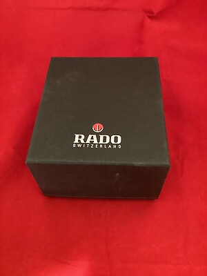 #ad AUTHENTIC RADO WATCH BOX AND PAPERS $89.00