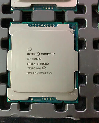 #ad Intel Core i7 7800x CPU processor sr3nh 3.50ghz 6 Core 8.25mb lga 2066 X series $57.31