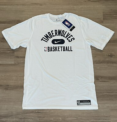 #ad Minnesota Timberwolves Nike NBA Authentics Team Issue Men’s White Navy Large LT $32.95
