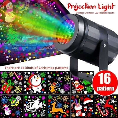 #ad Christmas Laser LED Projector Light Moving Outdoor Landscape Stage Xmas Lamp USA $25.00