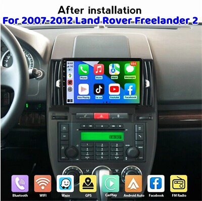 #ad For Land Rover Freelander 2 LR2 2006 12 CarPlay Car Radio Stereo GPS Android 13 $161.92