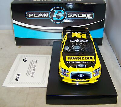 #ad 1:24 ACTION 2018 #98 CHAMPION EQUIPMENT F 150 GRANT ENFINGER AUTOGRAPHED 1 100 $79.99