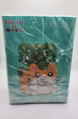 #ad Puzzle by MOYU Diy 3D Plant Building Toy Bricks Mini Anime Cat $14.99