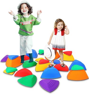 #ad Balance Stepping Stones for Kids Toys Play Indoor and Outdoor Non Slip Promoting $144.17