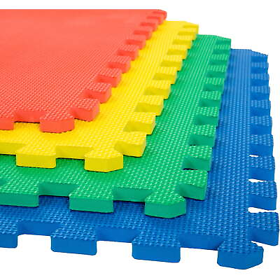 #ad Stalwart Foam Mat Floor Tiles Interlocking EVA Foam Padding Soft Flooring $22.82