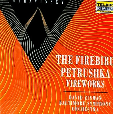 #ad Stravinsky quot;The Firebirdquot; quot;Signedquot; by quot;David Zinmanquot; CD Telarc Digital $44.99