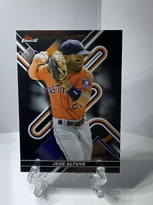 #ad Jose Altuve 2022 Topps Finest Baseball Houston Astros #54 $1.50