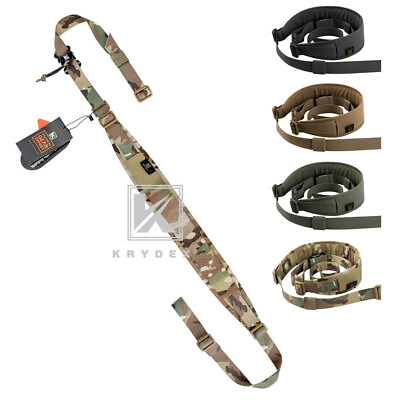 #ad KRYDEX Tactical Sling Strap Modular Slingster Pull Tab 2Point Quick Adjust Sling $17.95