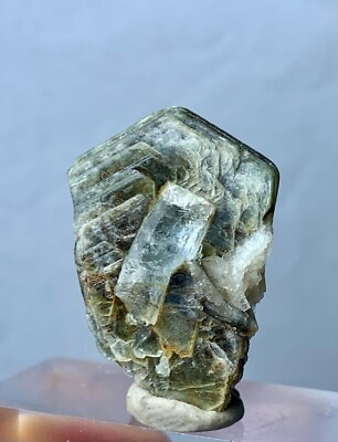 #ad 26.60 Carat beautiful aquamarine crystal With Mica from Skardu pakistan $6.99