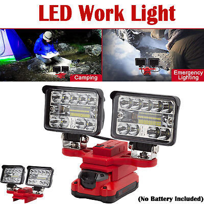 #ad Outdoor Cordless LED Work Light For Craftsman 20V Li ion Battery Emergency Light $49.95