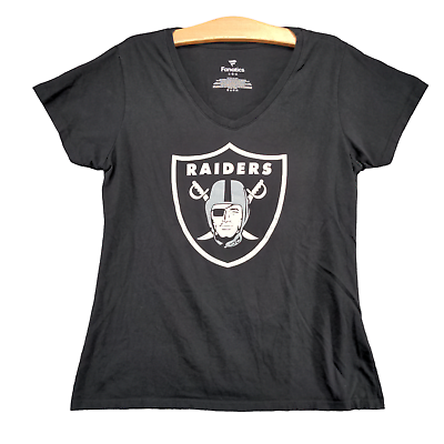 #ad Fanatics Womens Las Vegas Raiders Abbott EP #30 T Shirt Black Large $12.00