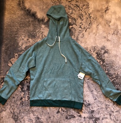 #ad Feat Green Hoodie Jacket Drawstring XXL Pullover R2 $23.00