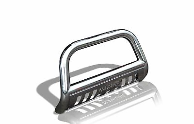 #ad Bull Bar A Bar To Fit Nissan Navara D40 05 16 Low Stainless Steel Accessories $284.49