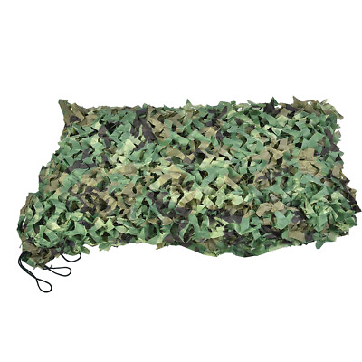#ad Hot 2M * Army Jungle Camouflage Net Hunting Fishing Shelter Hide Netting $21.59