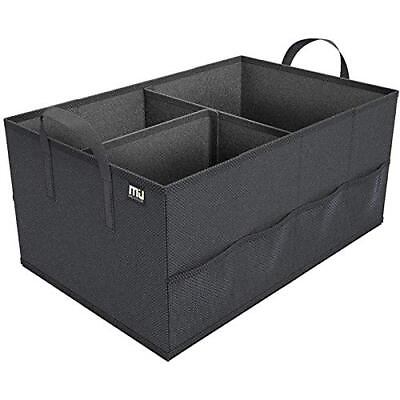 #ad MIU COLOR Car Trunk Organizer with 8 Mesh Pockets Collapsible Cargo Storage C... $27.02