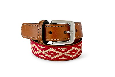 #ad Kids Embroidered Belt Gaucho Polo Leather Argentinian Polo Belt Unisex $36.00