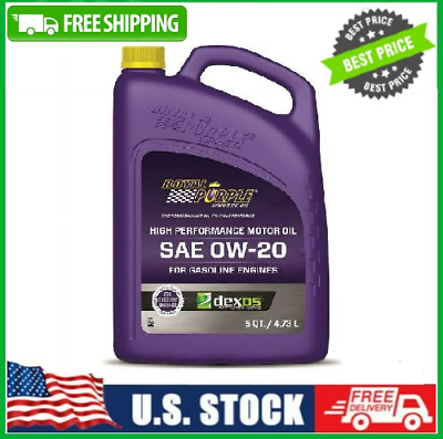 #ad Royal Purple Synthetic SAE 0W 20 High Performance Motor Oil 5 Quarts FREE SHIP $31.42