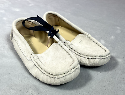 #ad Janie and Jack Loafers Boys 9 Toddler Gray Suede Slip On Shoes Comfort Moccasin $29.99