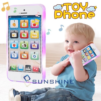 #ad EDUCATIONAL Music Cell Phone Toy Kids IQ Toys Mobile Phone Play For Baby Child $13.69