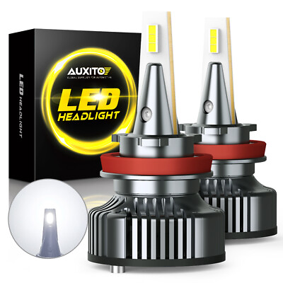 #ad H11 LED Headlights Super Bright Low Beam KIT Bulb 16000LM White Y13 Plus Series $40.84