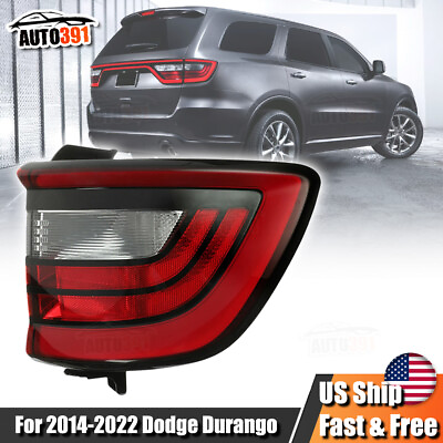 #ad New Right Passenger Outer Tail Light Rear Brake Lamp For 2014 2022 Dodge Durango $108.99