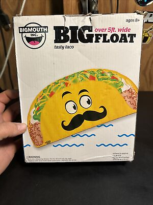 #ad BigMouth Giant Inflatable Taco Pool Float $12.00