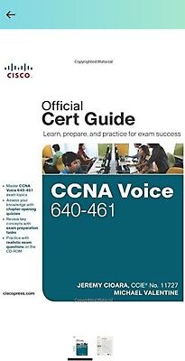 #ad Official Cert Guide Ser.: CCNA Voice 640 461 by Michael Valentine and Jeremy... $40.00