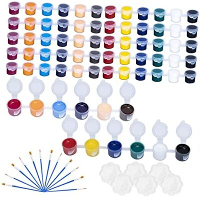 #ad Washable Paint Set for Kids Arts and Crafts 90PCS Classroom Painting 12 $16.51